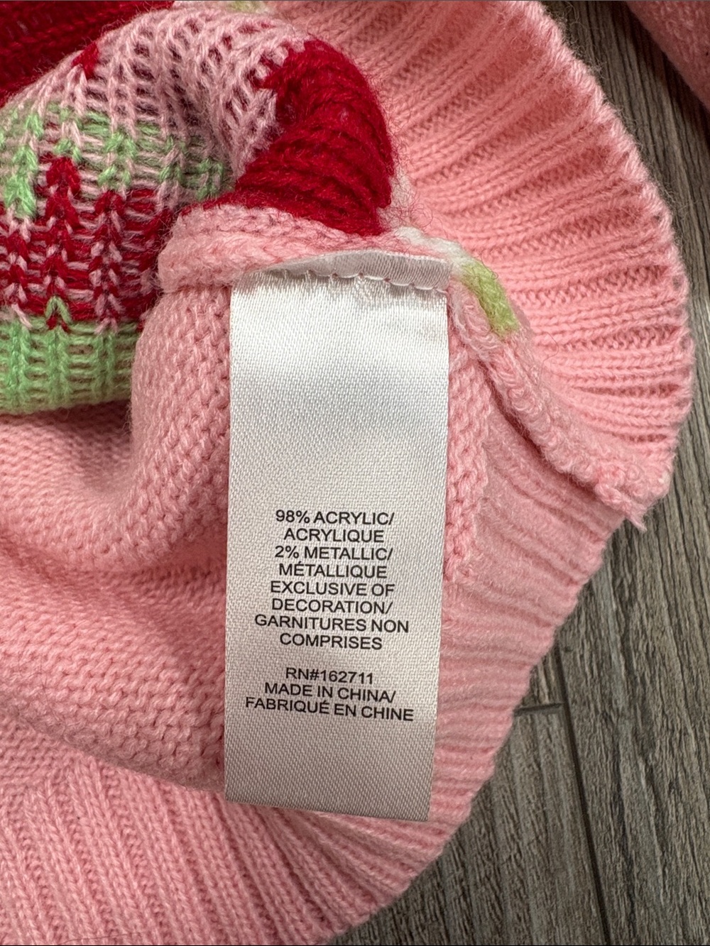 The World Of Strawberry Shortcake Long Sleeve Pull Over Knit - Picture 12 of 12